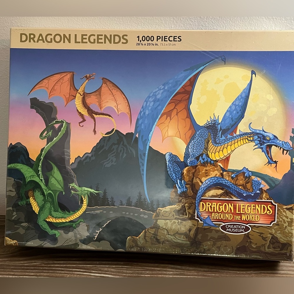 NEW Dragon Legends Around The World 1000 Piece Puzzle Creation Museum